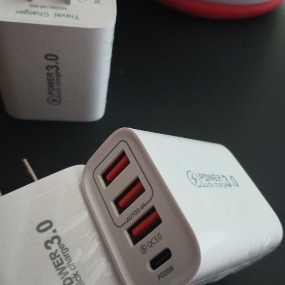 New 3PK Blazing PD 20W Quick Fast Wall Charger Set - Picture 3 of 4